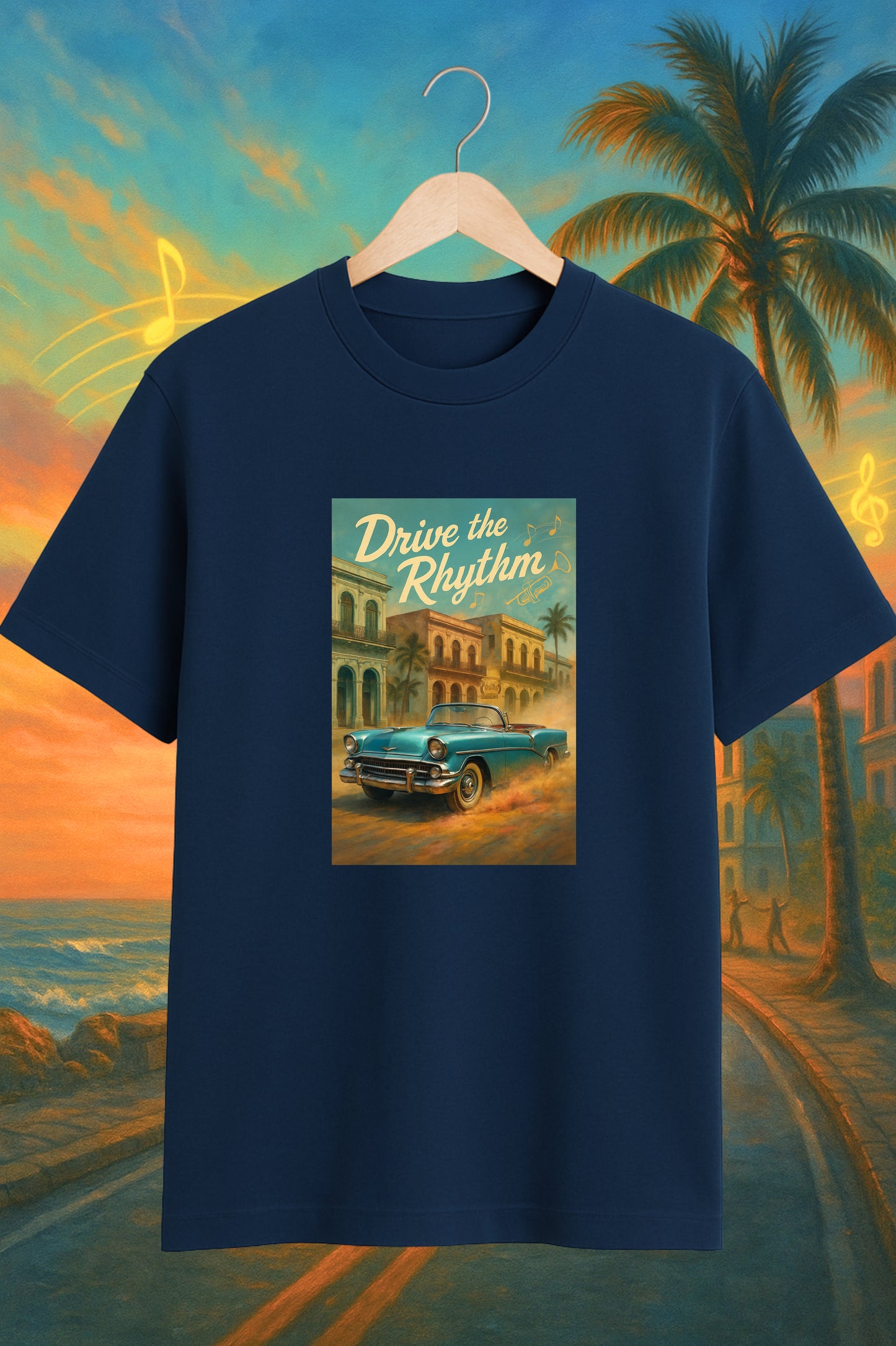 Rhythm Drive - Premium Oversized Cotton Tshirt