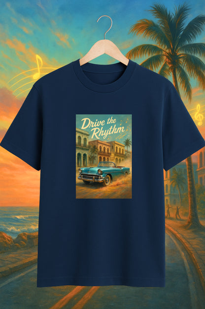 Rhythm Drive - Premium Oversized Cotton Tshirt