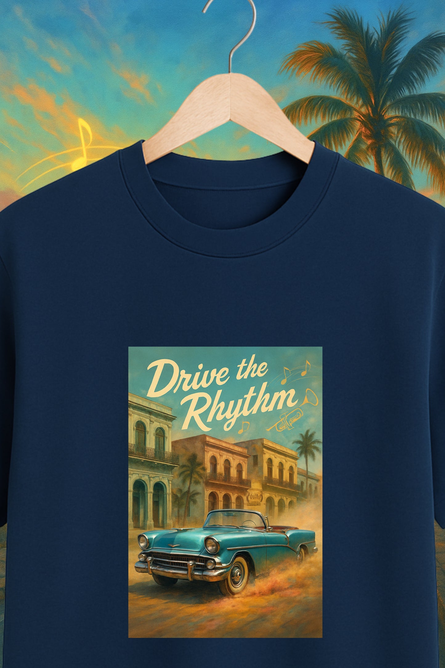 Rhythm Drive - Premium Oversized Cotton Tshirt