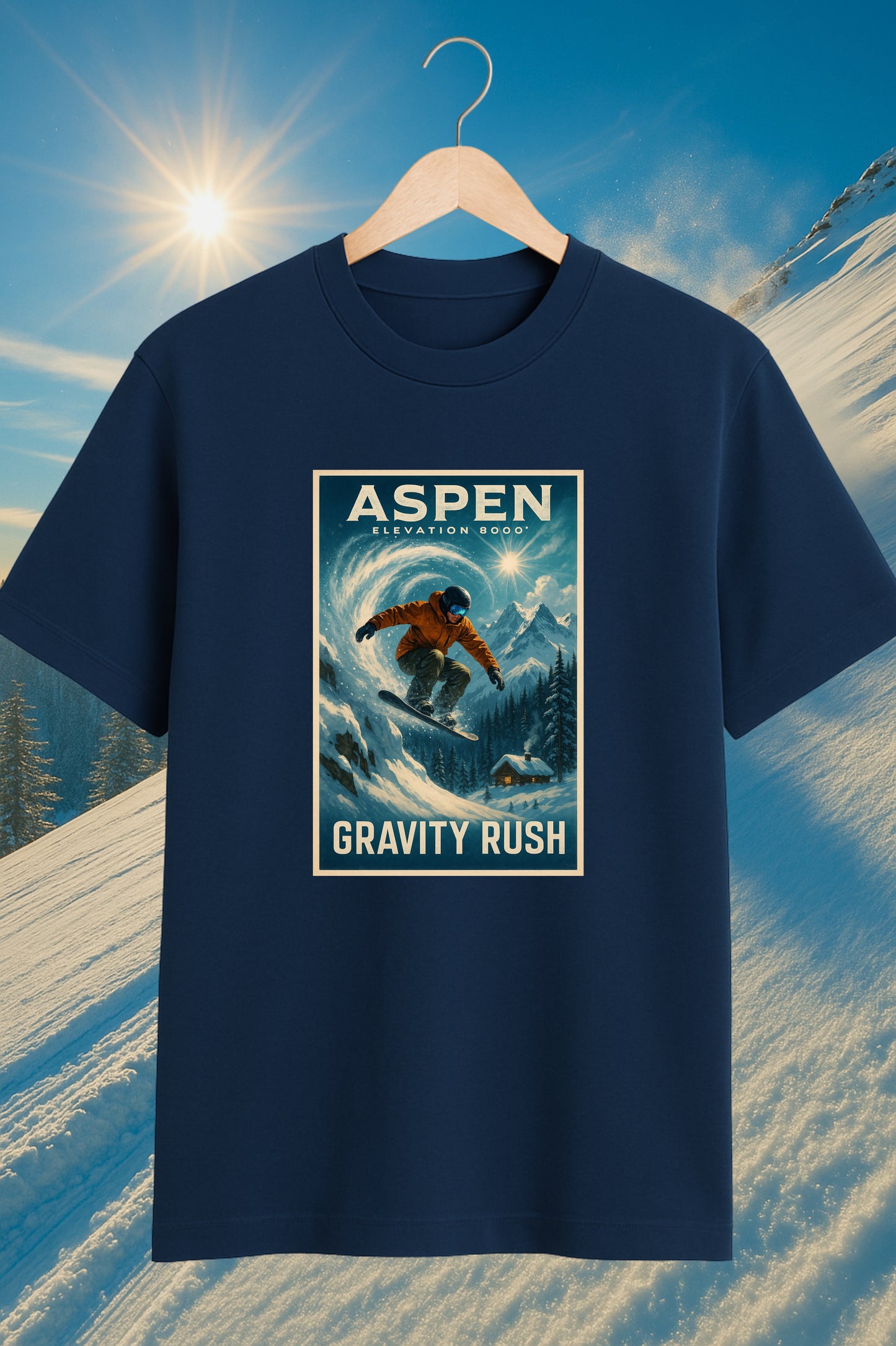 Aspen Elevation - Premium Oversized Cotton Tshirt