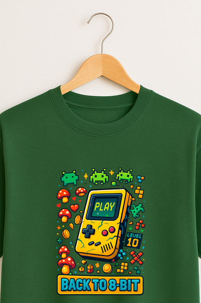 Gameboy Retro – Back to 8 Bit Forest Green T-Shirt
