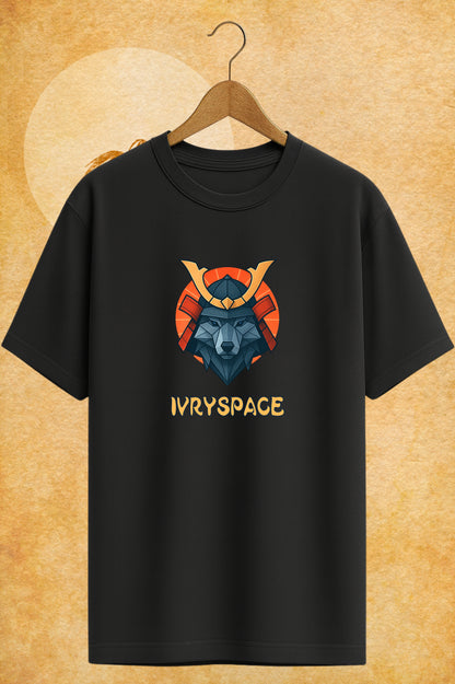 Origami Wolf - Premium Oversized Cotton Tshirt